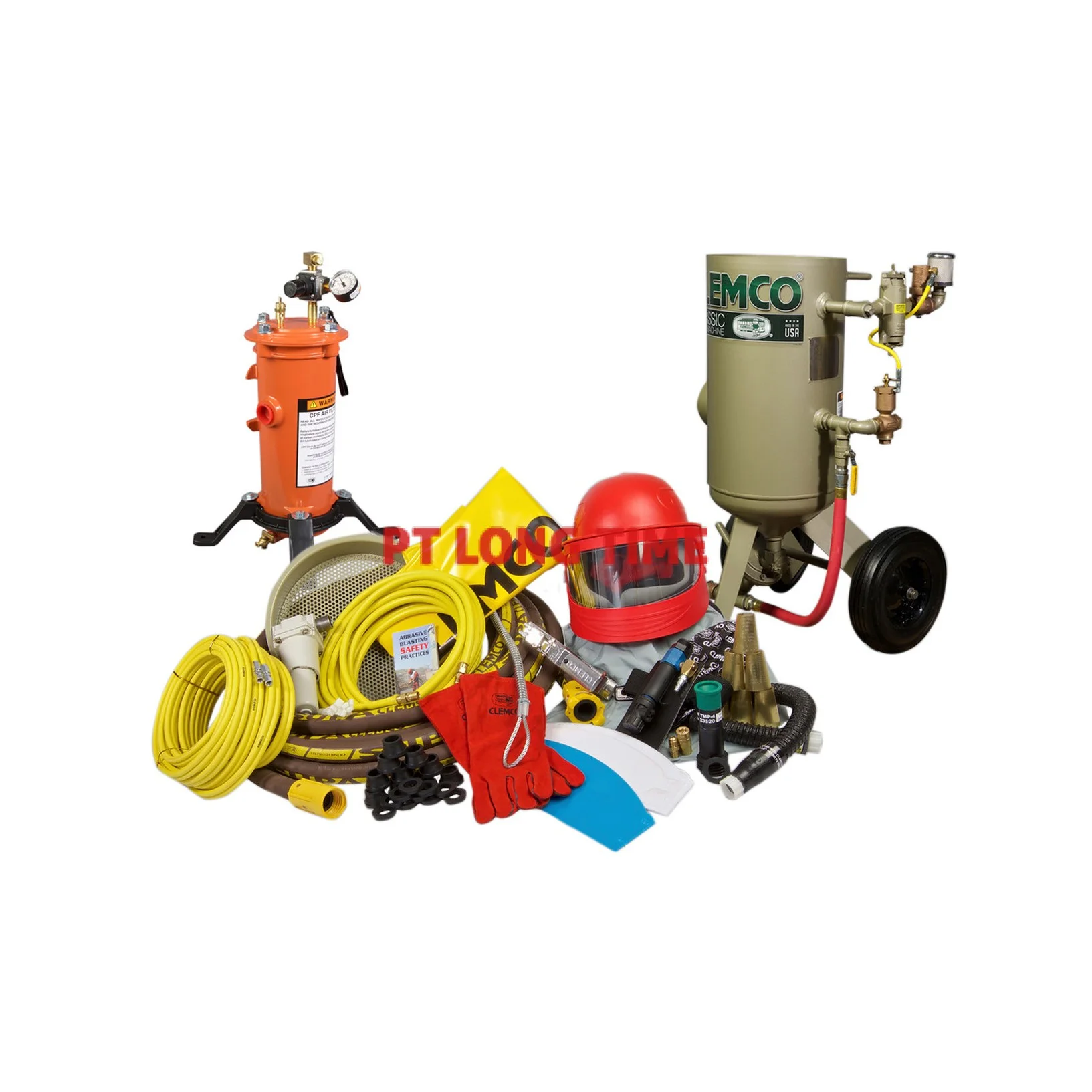 CLEMCO Blasting Pot 11260 1648HP C/W Hose, Air