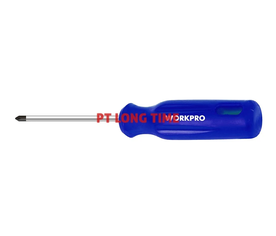 WORKPRO W021292 BLUE PHILLIPS SCREWDRIVER PH0 X 75MM