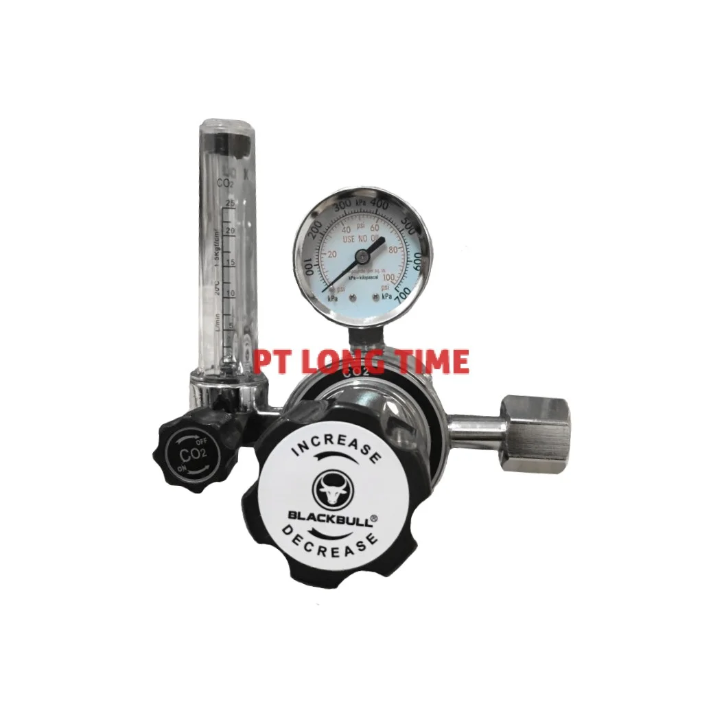 BLACKBULL Regulator CO2 & Flowmeter 110Volt (WELD167)