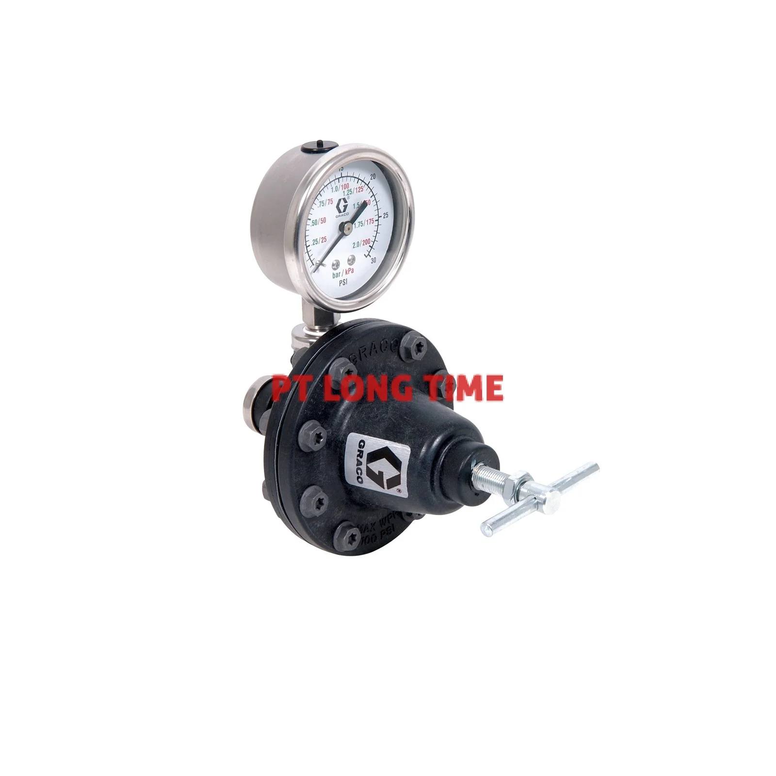 Graco Fluid Pressure Regulator C/W Gauge 0-30P (G241976)