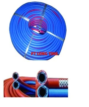 NICHIYO NTH30P (RUBBER) Twin Hose Red/Blue CN